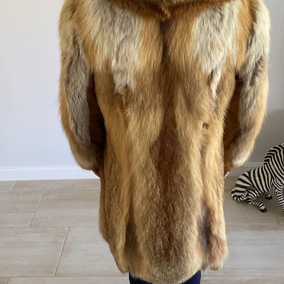 Vintage natural red fox coat - Picture 2 of 9